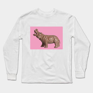 PLASTIC FANTASTIC: Hippo Long Sleeve T-Shirt